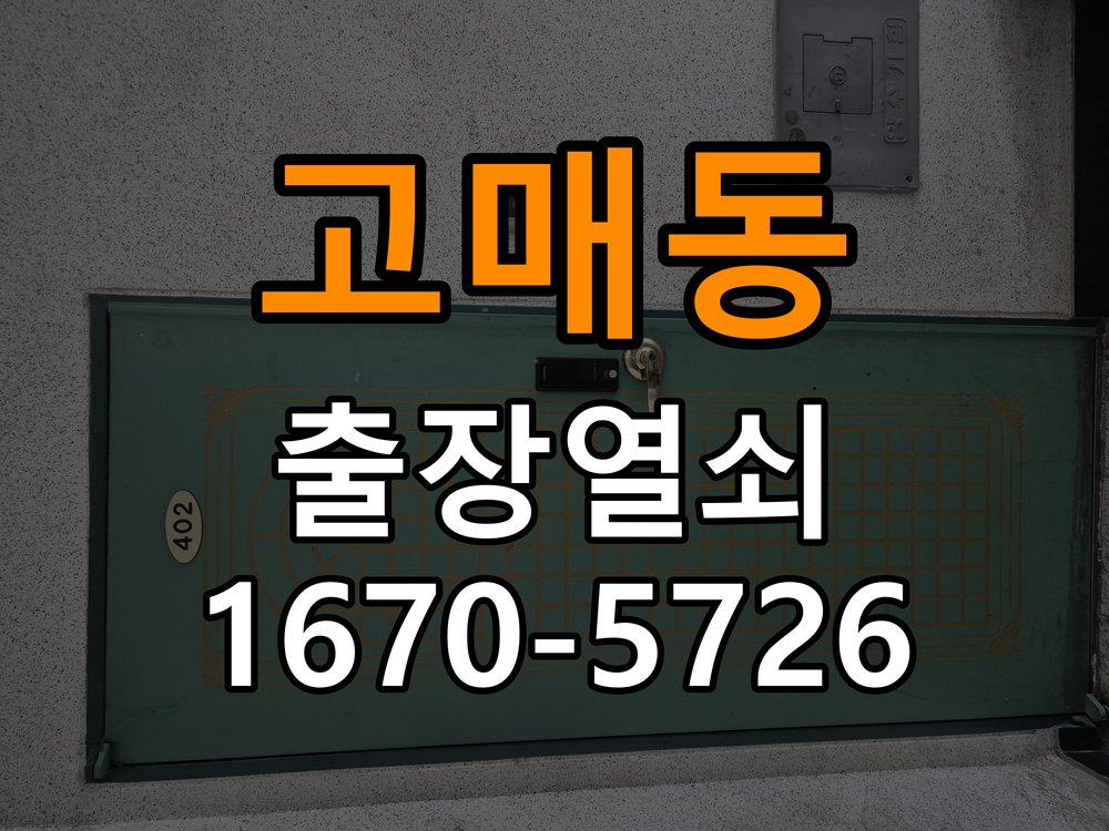 고매동 이사 후 현관 도어락 교체 및 비번 변경 새로 입주하면서 기존 사용자의 비번 잔류 불안으로 신제품 교체 요청 현장 출장