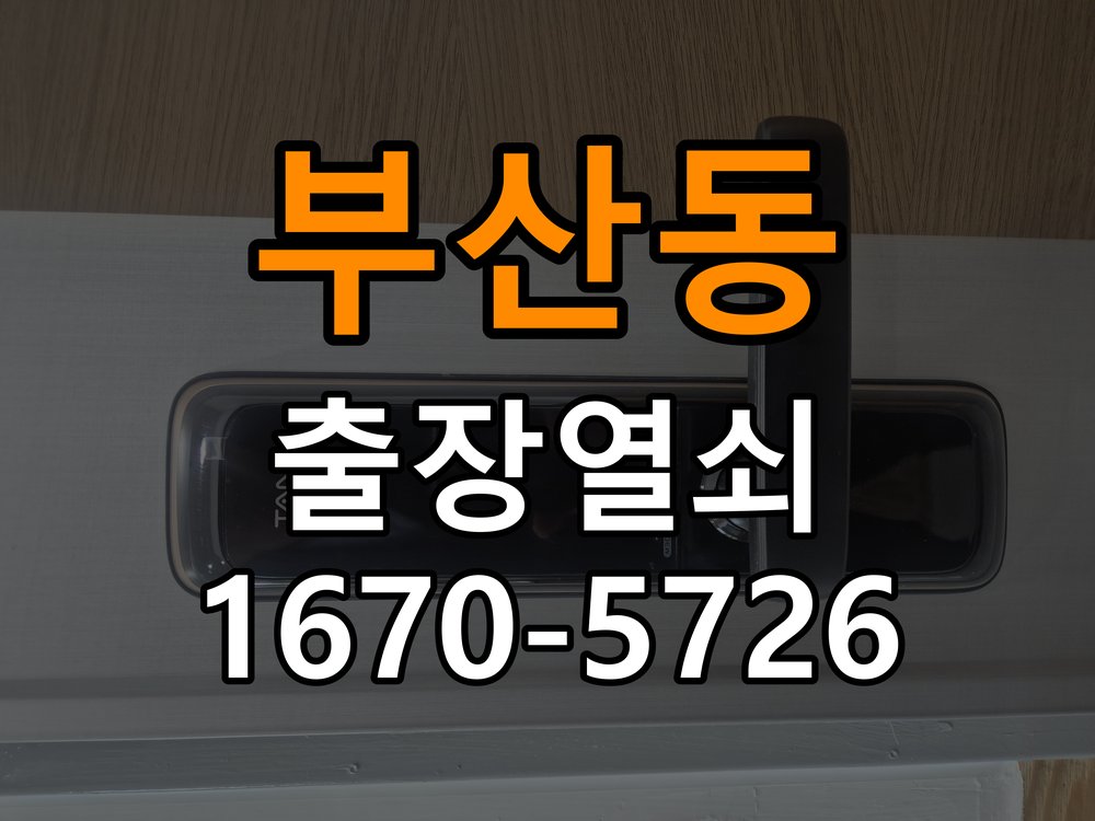 부산동 기숙사 현관문 페인트칠 후 도어락이 뻑뻑해진 이유 - 수리와 교체 판단 기준 작업 완료 후 정상 작동 확인