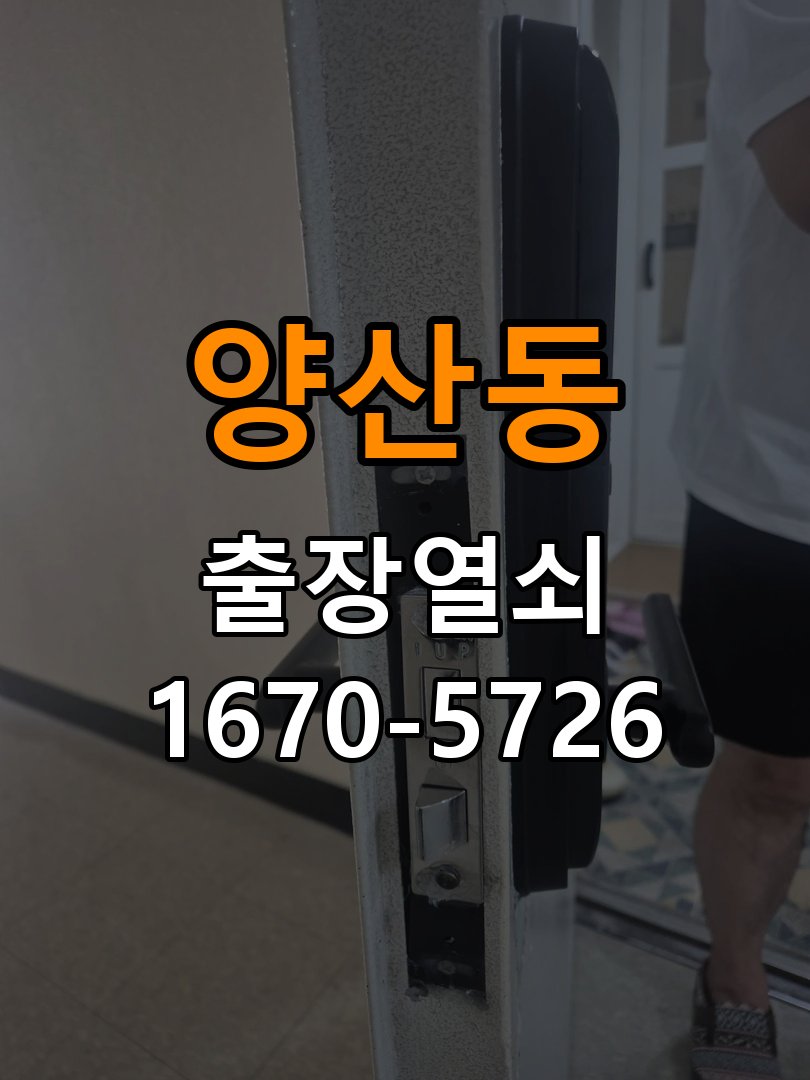 양산동 외출 중 도어락 방전 편의점 9V 건전지 응급대처 작업 완료 후 정상 작동 확인